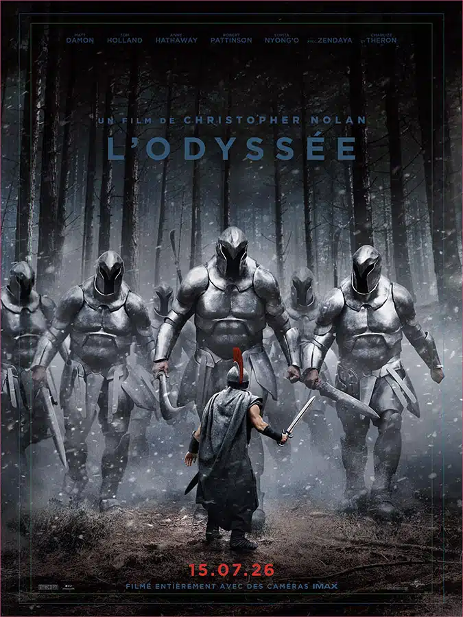 Affiche E L'Odyssée de Christopher Nolan