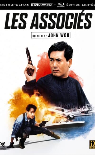 Les associés, jaquette 2D, du film de John Woo (bluray 4K)