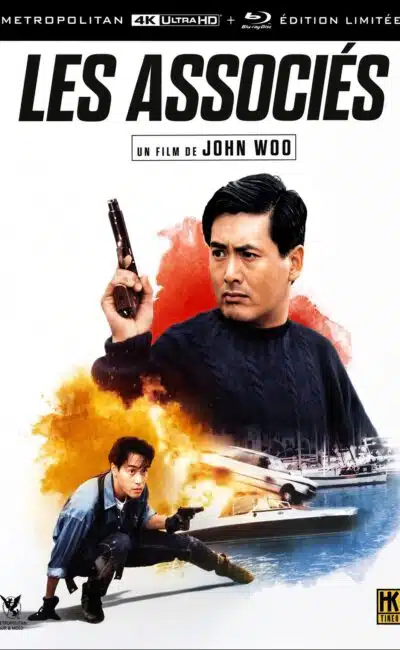 Les associés, jaquette 2D, du film de John Woo (bluray 4K)