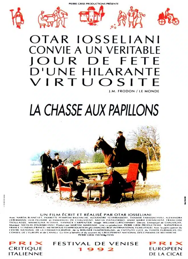 La Chasse aux papillons, l'affiche