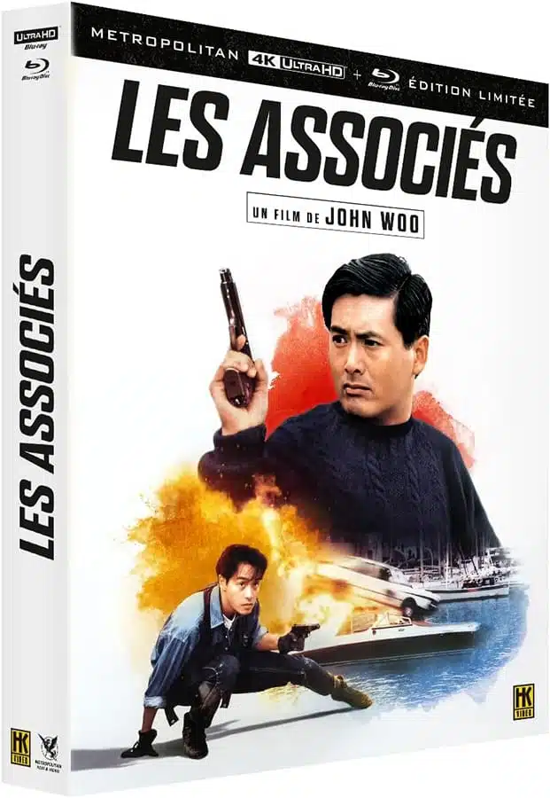 Les associés, jaquette 4D, du film de John Woo (bluray 4K)