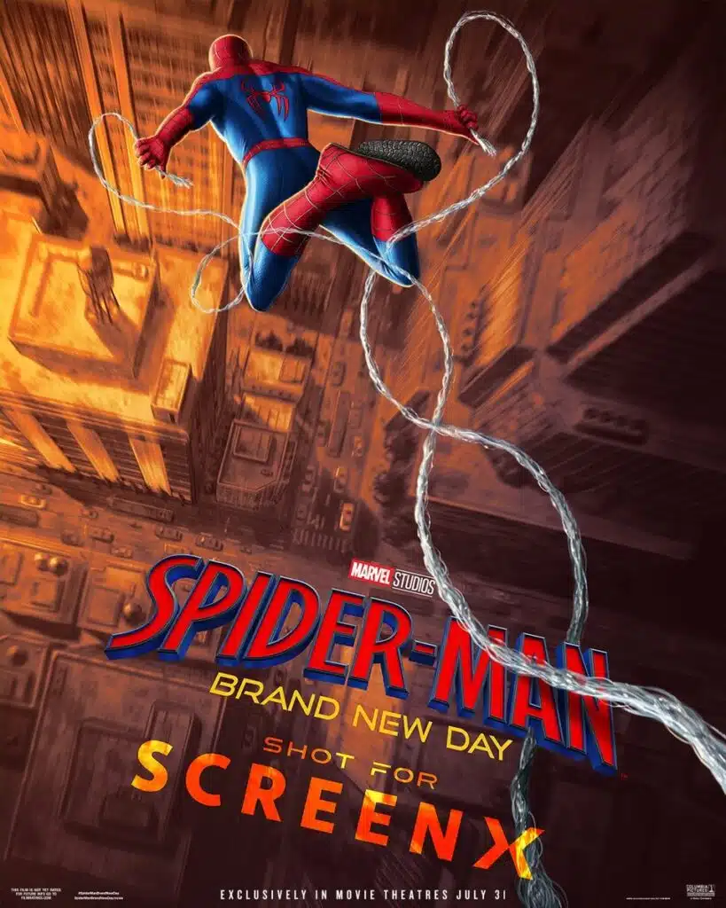 Spider-Man Brand New Day, affiche américaine ScreenX