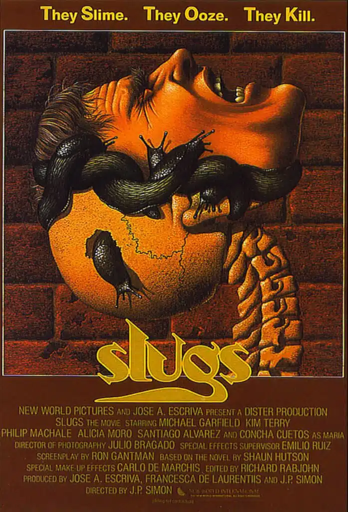 Affiche de cinéma américaine de Slugs (1988)