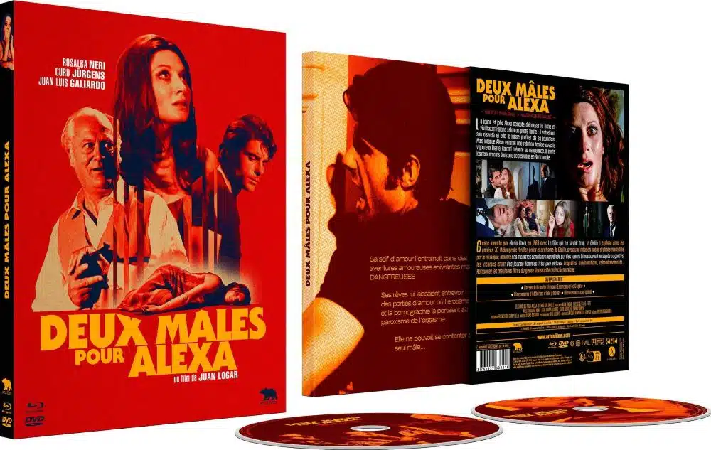 Deux mâles pour Alexa, jaquette Artus Films