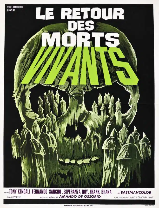 Le Retour des morts vivants, l'affiche