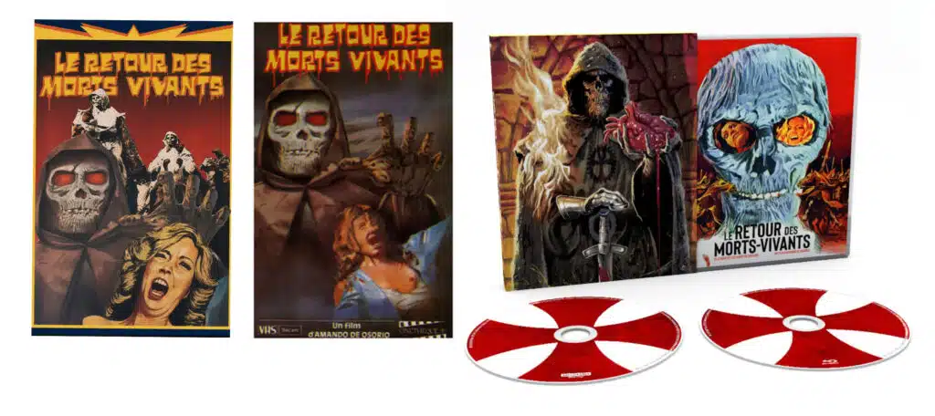 Le retour des morts vivants d'Amando de Ossorio, en VHS et Ultra HD Blu-ray