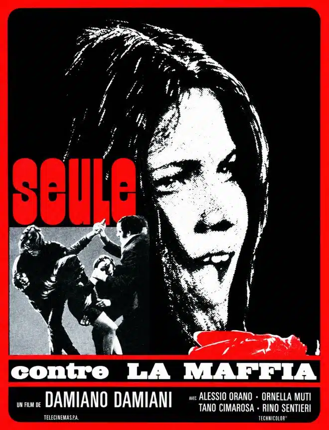 Seule contre la Maffia, l'affiche