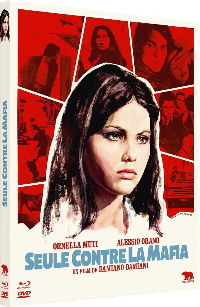 Seule contre la mafia, jaquette blu-ray